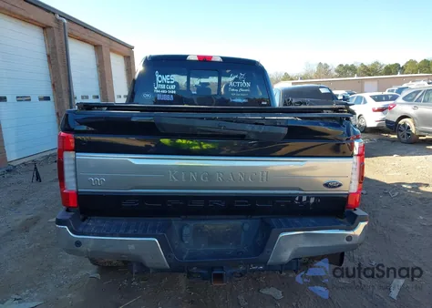 2018 Ford F-250 King Ranch из США, поврежденный, VIN 1FT7W2BT0JEC35423